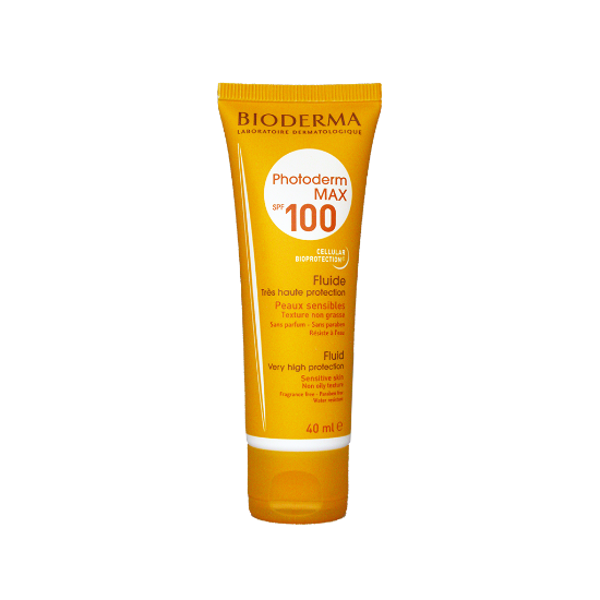 فلوئید ضد آفتاب بایودرما سری فتودرم مکس SPF100 حجم 40 میلی لیتر