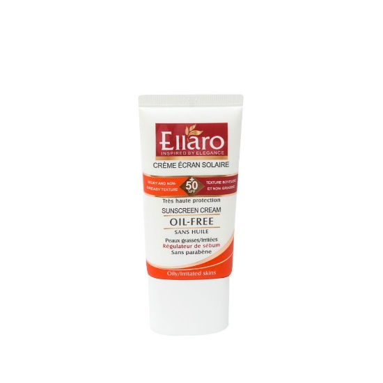 کرم ضد آفتاب فاقد چربی الارو بدون رنگ +SPF 50 حجم ۴۰ میلی لیتر