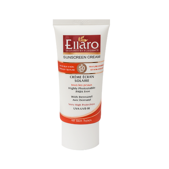 کرم ضد آفتاب الارو بدون رنگ +SPF 50 حجم ۵۰ میلی‎ لیتر