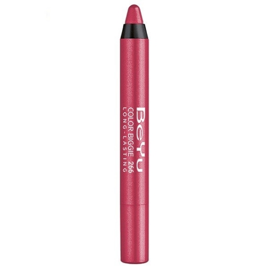 رژ لب مدادی 2 کاره بی یو BeYu Color Biggie for Lip and More Lipstick (کد رنگ 266)
