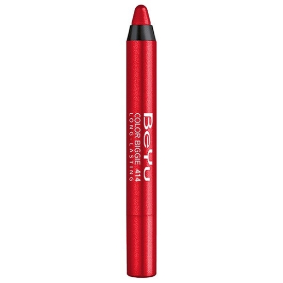 رژ لب مدادی 2 کاره بی یو BeYu Color Biggie for Lip and More Lipstick (کد رنگ 414)