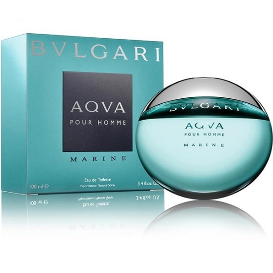 تصویر  ادو تویلت مردانه بولگاری مدل Aqva Pour Homme Marine حجم ۱۰۰ میلی لیتر