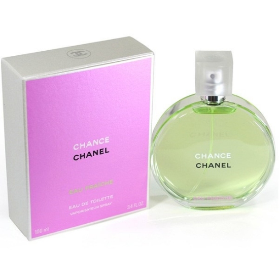 تصویر  ادو تویلت زنانه شانل مدل Chance Eau Fraiche حجم ۱۰۰ میلی لیتر