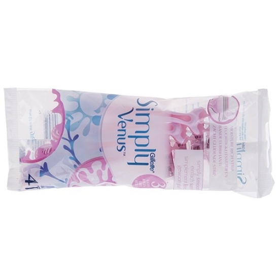 خود تراش ژیلت Gillette Simply Venus 3 Pack Of 4