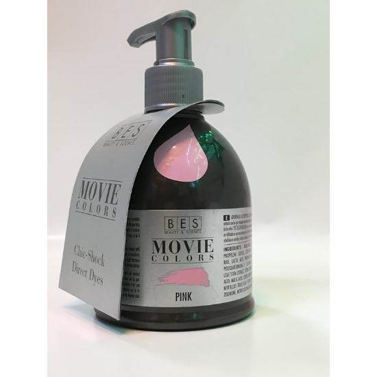 شامپو رنگ صورتی بس BES MOVIE COLORS Pink