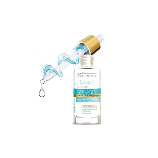 سرم ضد چروک روز و شب بی یلندا سری Super Power Mezo مدل Hydrating Therapy حجم 30 میلی لیتر