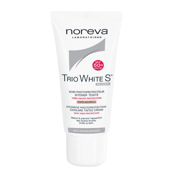 کرم ضد آفتاب نوروا سری تریو وایت رنگی +SPF50 حجم ۴۰ میلی لیتر