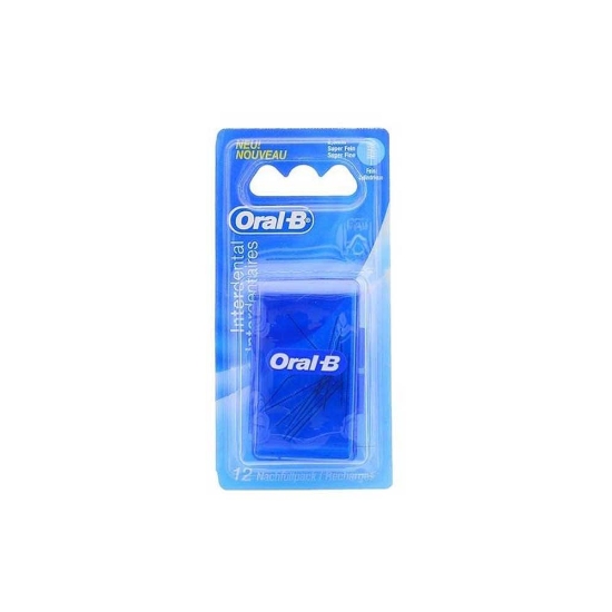 یدک مسواک بین دندانی اورال بی مدل استوانه ایی بسته 12 عددی
