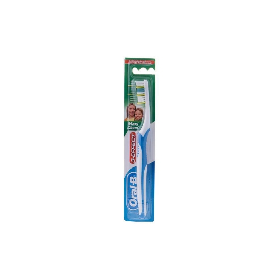 مسواک اورال-بی مدل Maxi clean 3effect Medium با برس متوسط