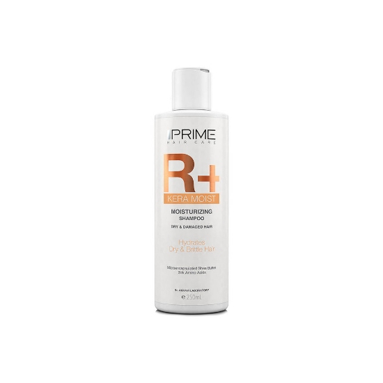 شامپو موهای آسیب دیده پریم مدل R+ Kera Moist حجم 250 میلی لیتر