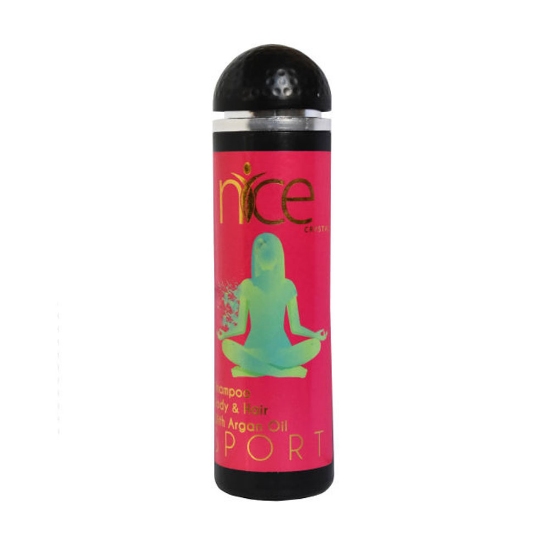 شامپو مو و بدن نایس کریستال مدل Sport Argan Oil حجم 250 میلی لیتر