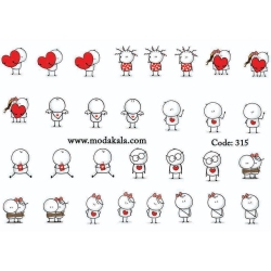 لنز ناخن شماره 315