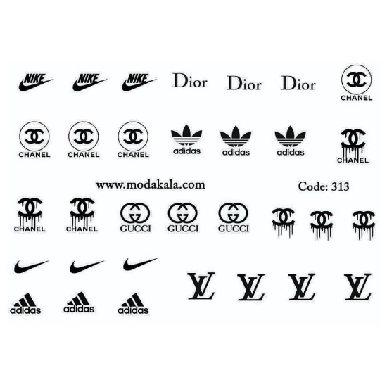 لنز ناخن شماره 313