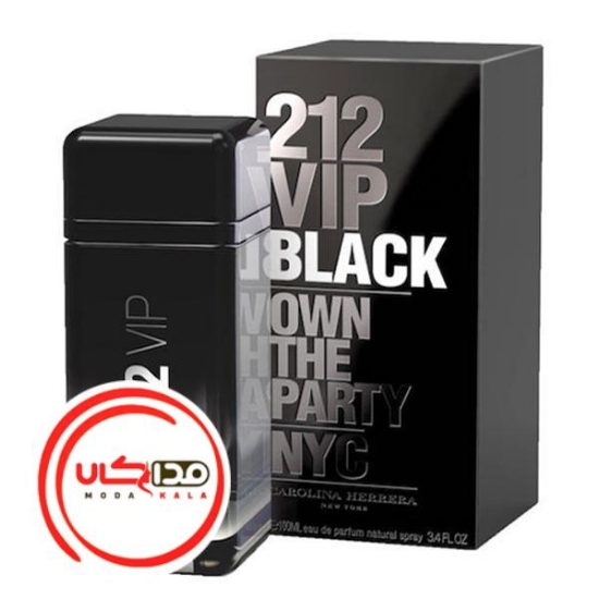 تصویر  عطر ادکلن کارولینا هررا 212 وی ای پی بلک | Carolina Herrera 212 VIP Black