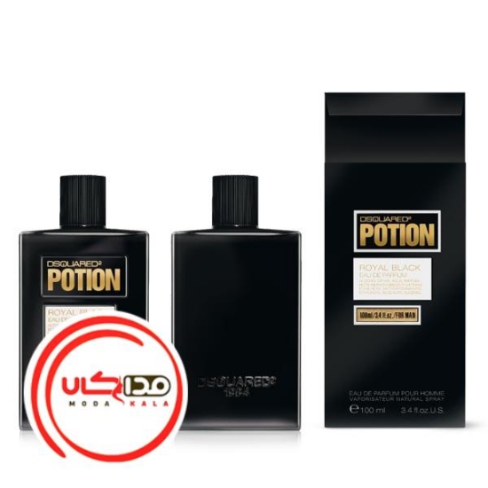 عطر ادکلن دسکوارد پوشن رویال بلک مشکی | DSQUARED Potion Royal Black