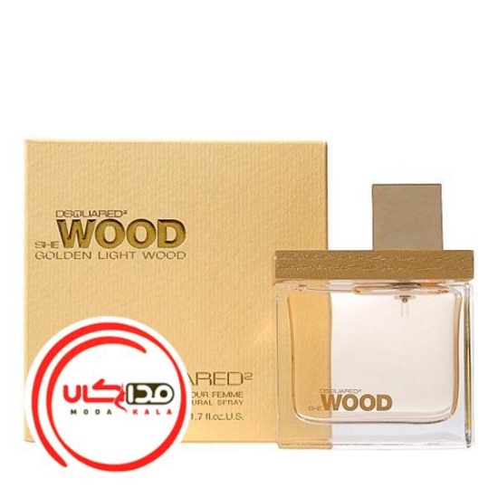 عطر ادکلن دي اسکورد شي وود گلدن لايت وود | DSQUARED² She Wood Golden Light Wood