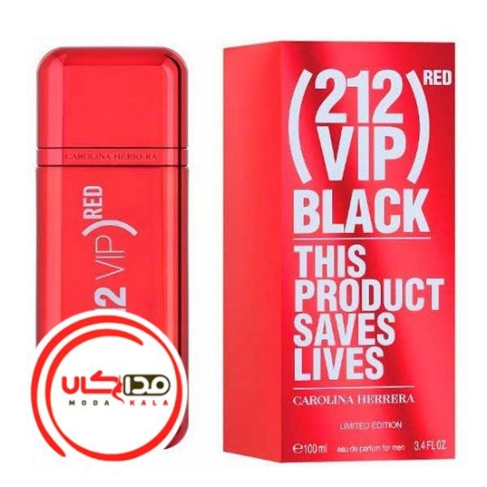 عطر ادکلن کارولینا هررا وی آی پی بلک رد | Carolina Herrera 212 VIP Black Red