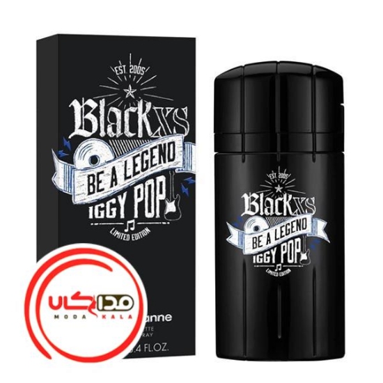 تصویر  عطر ادکلن پاکو رابان بلک ایکس اس بی لجند ایگی پاپ | Paco Rabanne Black XS Be a Legend Iggy Pop