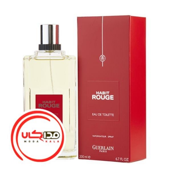 تصویر  عطر ادکلن گرلن هبیت رژ ادو تویلت | Guerlain Habit Rouge EDT