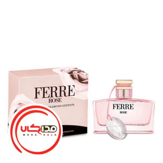 عطر ادکلن فره صورتی-رز دیاموند | Gianfranco Ferre Rose Diamond