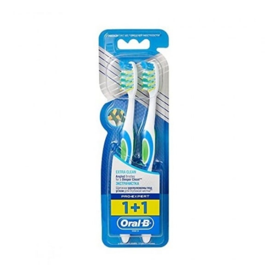 مسواک اورال بی سری پرواکسپرت مدل Extra Clean بسته ۲ عددی