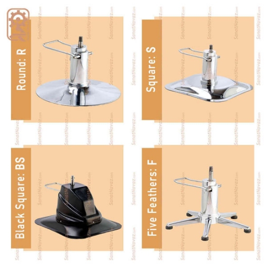صندلی میکاپ صنعت نواز مدل SN-6814 S