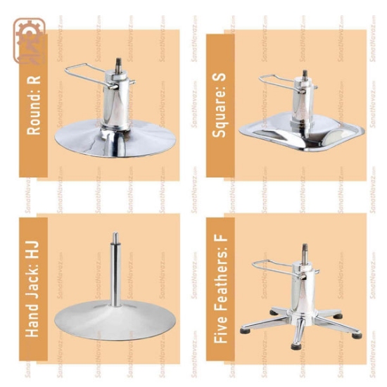 صندلی میکاپ صنعت نواز مدل SN-6814 R