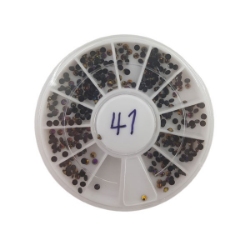 مجموعه نگین طراحی ناخن شماره 41