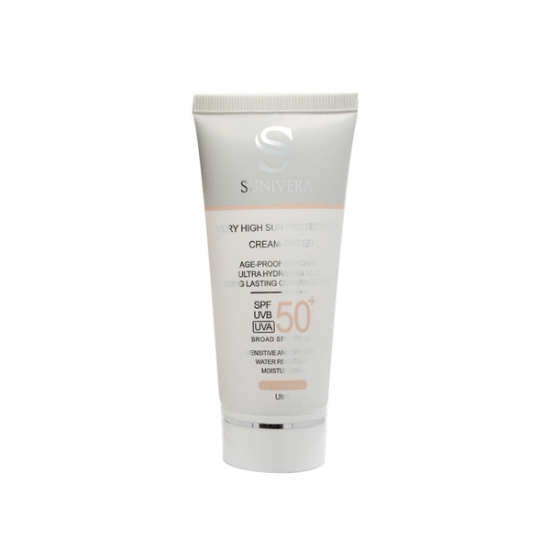 کرم ضد آفتاب سانیورا مناسب پوست خشک رز بژ  SPF50