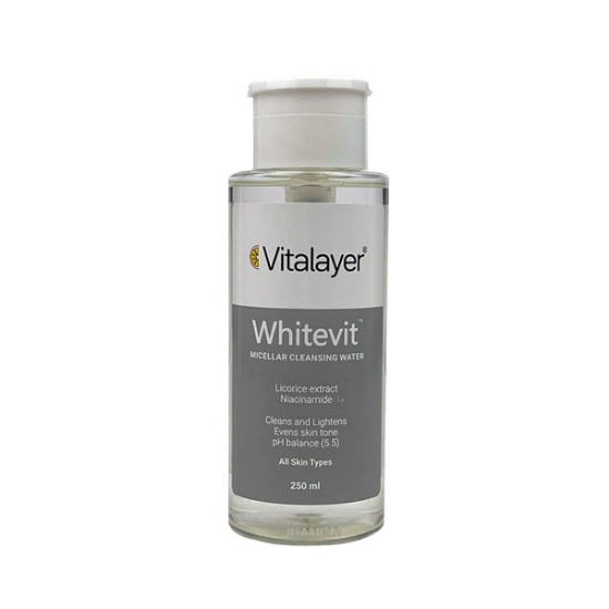 میسلار واتر پوست های کدر و مستعد لک Whitevit ویتالیر