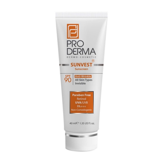 ضد آفتاب و ضد چروک بی رنگ پرودرما SPF90