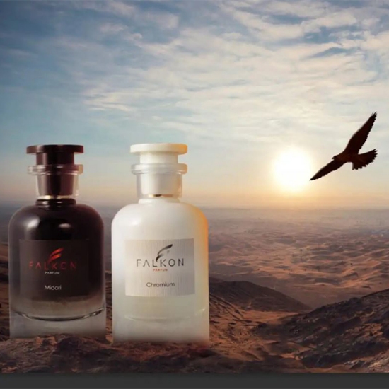 ادوپرفیوم مردانه فالکون MIDORI POUR HOMME رایحه لانوین اسپرت حجم 100 میلی لیتر