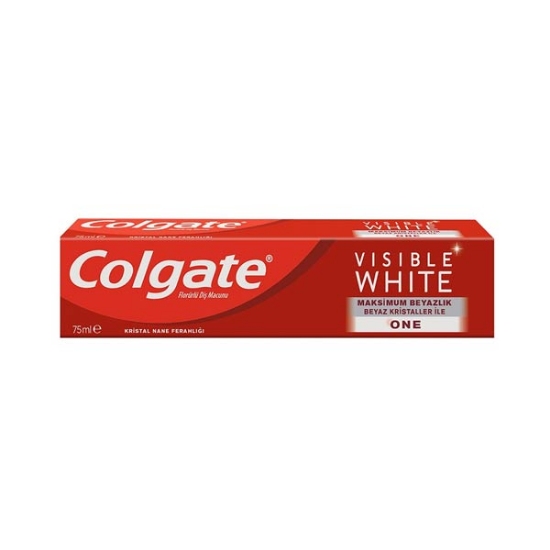 خمیر دندان سفید‌ کننده کولگیت مدل Visible White One حجم 75 میلی‌ لیتر