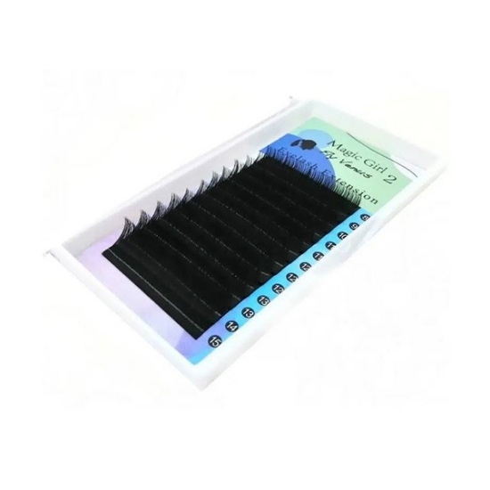 مژه کاشت والیوم مجیک گیرل ضخامت 0.07، فر D، سایز MIX