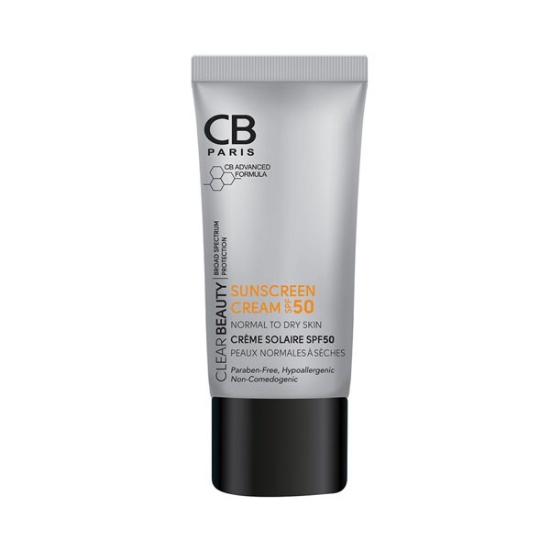 کرم ضدآفتاب سی بی پوست نرمال تا خشک SPF50 حجم 40 میلی لیتر