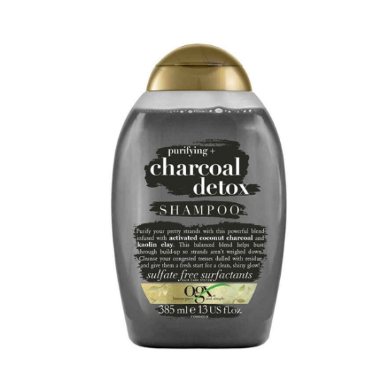 شامپو مو زغال او جی ایکس مدل charcoal detox