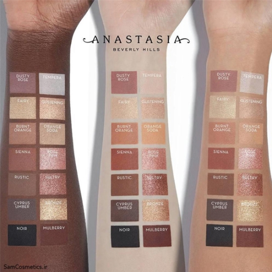 پالت سایه 14 رنگ آناستازیا مدل Soft Glam