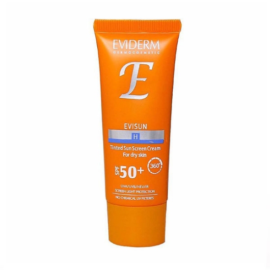کرم ضد آفتاب SPF50 لایت بژ مناسب پوست خشک اویدرم اویسان حجم 40 میلی لیتر