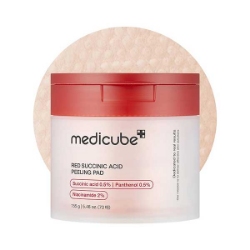 پد تونر ضد جوش و لایه بردار سوکسینیک اسید مدی کیوب Medicube Red Succinic Acid Peeling Pad