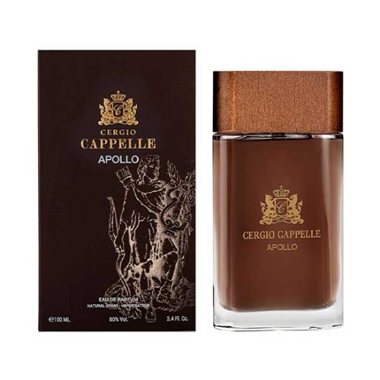 ادوپرفیوم مردانه سرجیو کاپل CERGIO CAPPELLE مدل آپولو بارایحه زرجوف اکسنتو حجم 100 میلی لیتر
