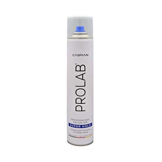 اسپری مو قوی کاسپین سری PROLAB  مدل SUPER HOLD | سوپر هولد حجم 500 میلی لیتر