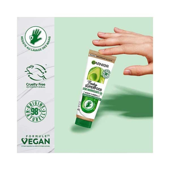 کرم مرطوب کننده دست آووکادو گارنیر حجم 75 میلی لیتر