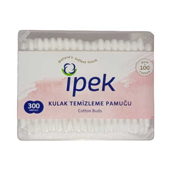 گوش پاک کن مستطیلی ایپک IPEK تعداد 300 عدد