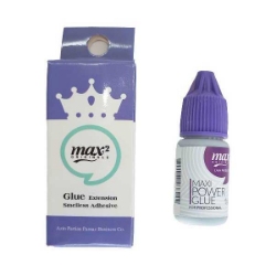 چسب کاشت مژه MAX2 مدل MAXI POWER GLUE FOR PROFESSIONAL حجم 5 میلی لیتر