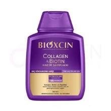 شامپو ضد ریزش مو بیوکسین مدل Bioxcin Collagen کلاژن بنفش حجم 300 میلی لیتر