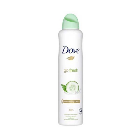 اسپری ضد تعریق زنانه داو Dove مدل Dove Go Fresh  خیار حجم 250 میلی لیتر
