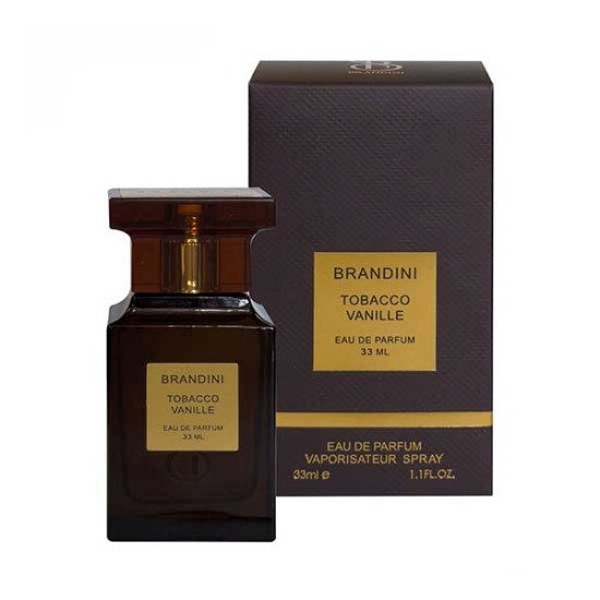 ادو پرفیوم Brandini مدل Tobacco vanille با رایحه Tom Ford Tobacco vanille حجم 33 میلی لیتر