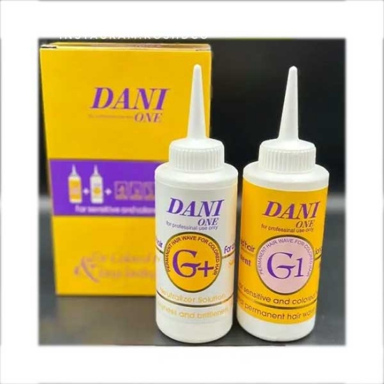 محلول فر کننده مو دنی وان مدل G مخصوص مو های رنگ شده حجم 100 میلی لیتر مجموعه 2 عددی