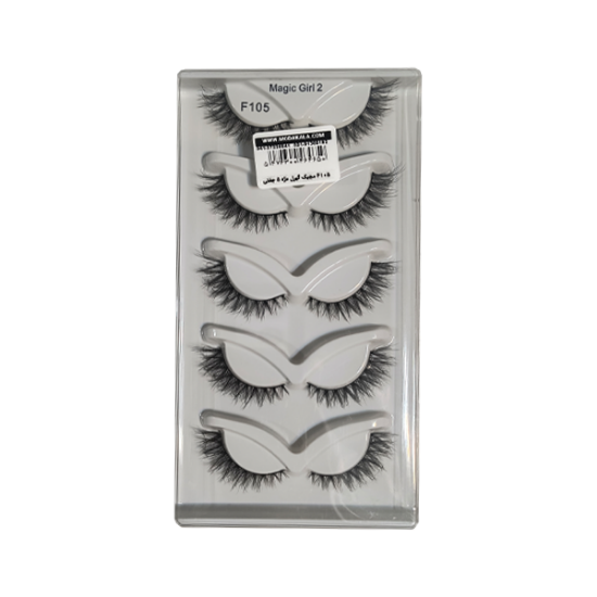 مجیک گیرل مژه 5 جفتی F105	