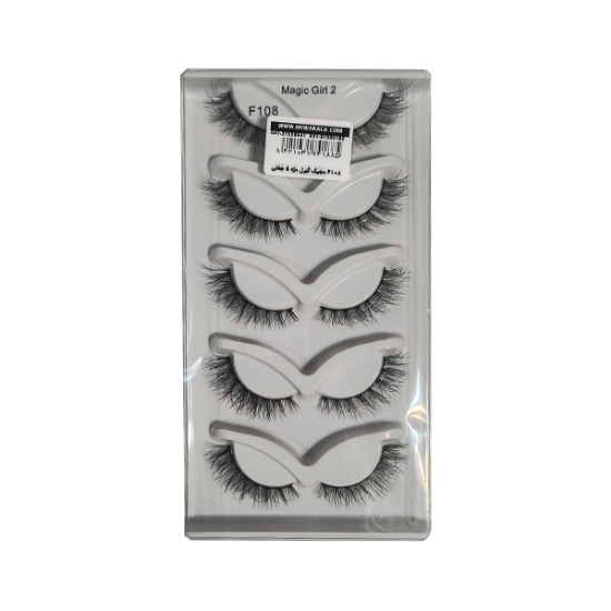 مجیک گیرل مژه 5 جفتی F108	